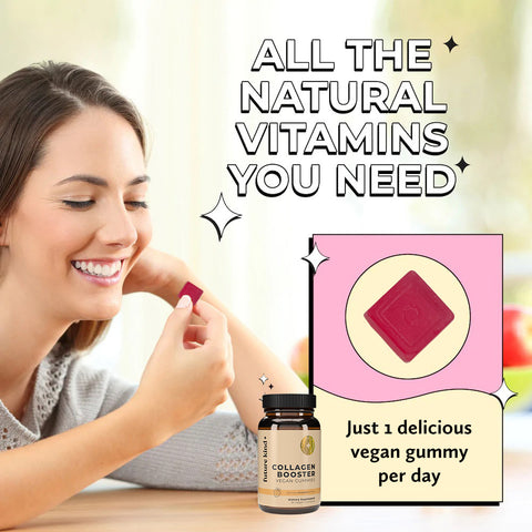 Vegan Collagen Booster Biotin Gummies