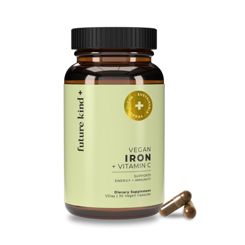 1 x Bottle of Vegan Iron + Vit C