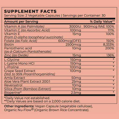 Vegan Collagen Booster Supplement