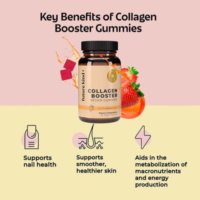 Vegan Collagen Booster Biotin Gummies