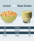 meal shake vs cereal