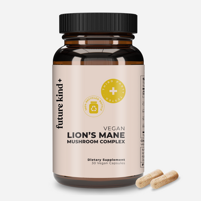 Vegan Lion's Mane Mushroom Complex Supplement