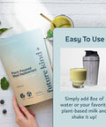 plant-based meal shake - how to use