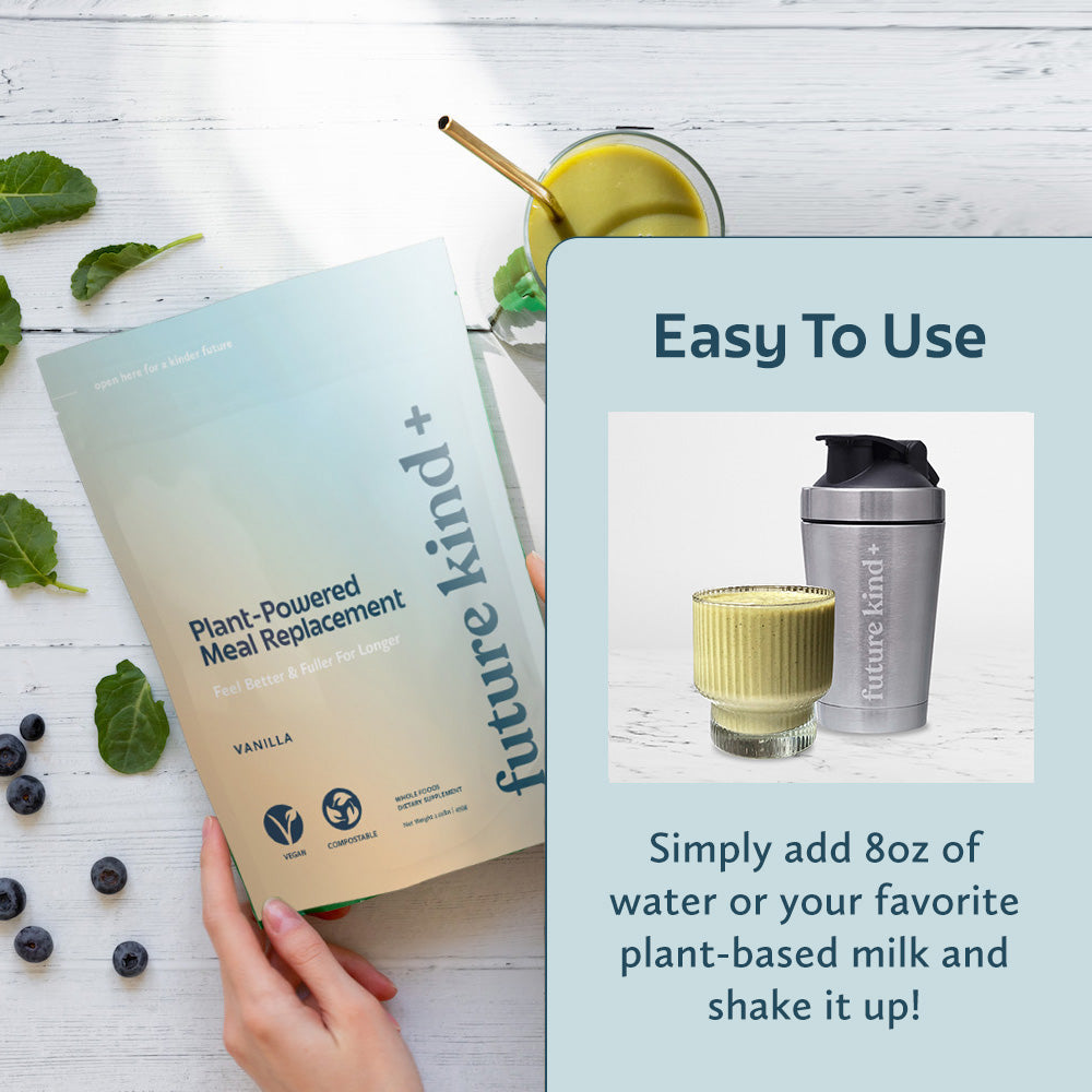 plant-based meal shake - how to use