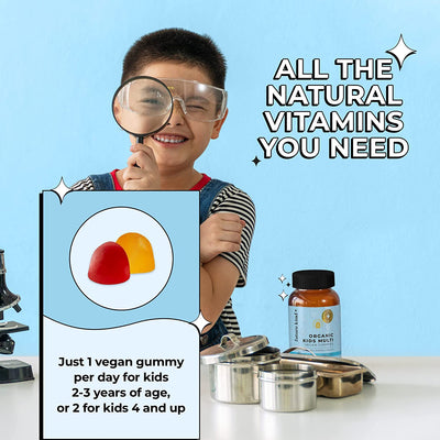 Organic Vegan Kids Multivitamin Gummies Instructions