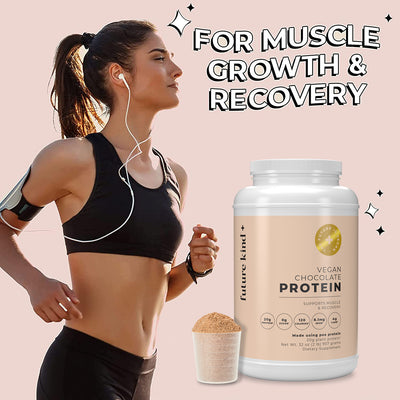 Chocolate Vegan Protein Powder for Muscle GrowthVegan Protein Powder