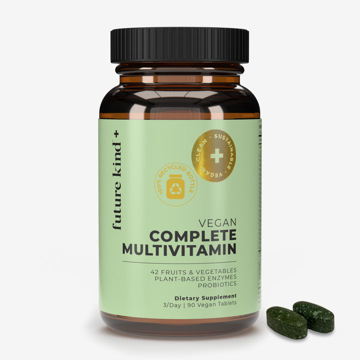 Vegan Complete Multivitamin (Vitamins + Probiotic + Enzymes)