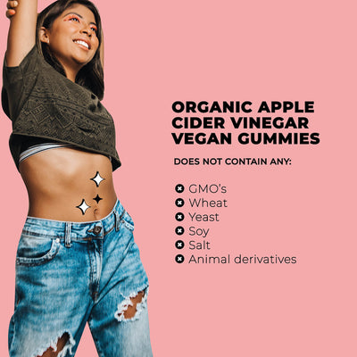 Vegan Organic Apple Cider Vinegar Weight Loss Gummies Allergens