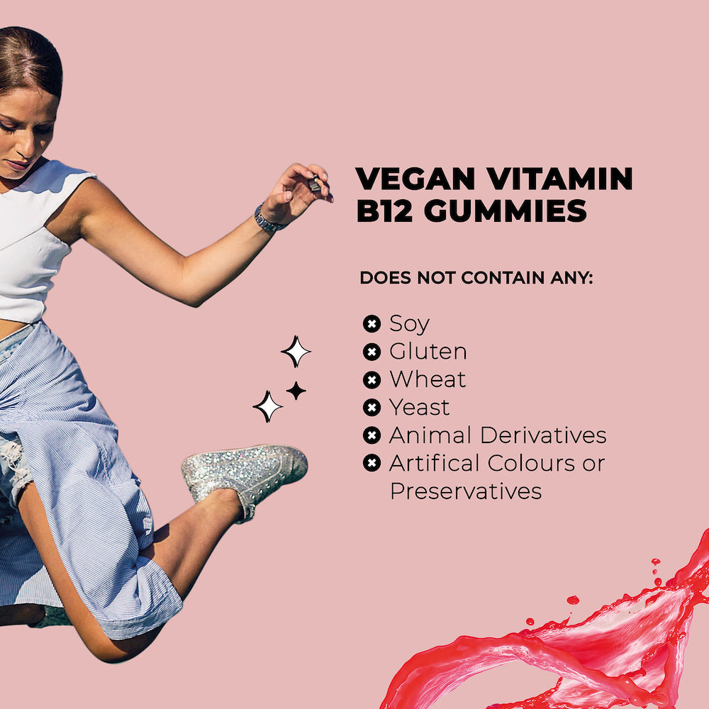 Vegan Vitamin B12 Energy Gummies Allergens