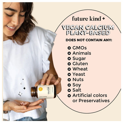 Future Kind Vegan Calcium Supplement Does Not Contain