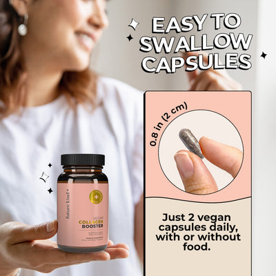 Vegan Collagen Booster Supplement Size