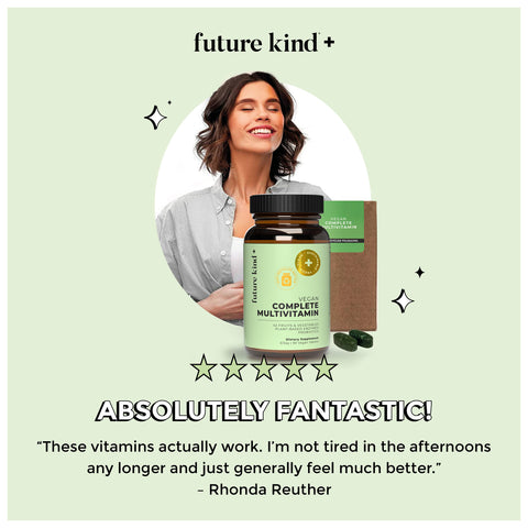 Vegan Complete Multivitamin (Vitamins + Probiotic + Enzymes)