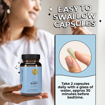 Vegan Sleep Aid Supplement Capsules