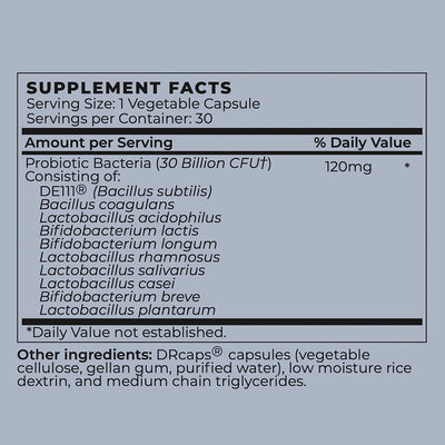 Vegan Probiotics Digestion Supplement (30 Billion CFUs)