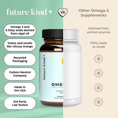 Vegan Omega 3 Supplement Comparison Image